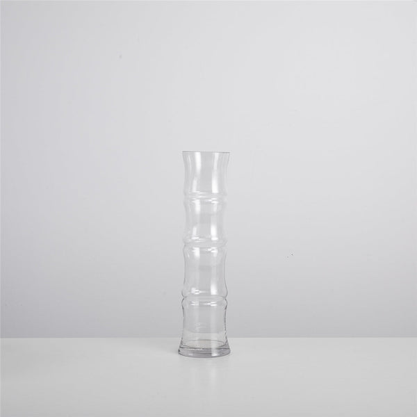 Chakra Glass Vase S 9.5X10X40X10Cm Transparent